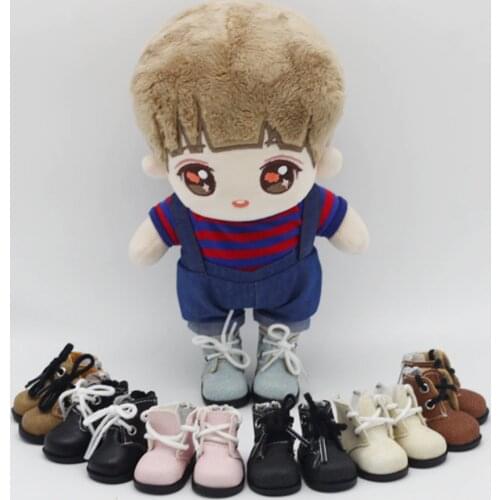 4.5*2.5cm Dolls Boot For 1/6 BJD Doll Mini Doll Shoes 15cm 20cm Plush EXO Doll Russian Doll Accessories toy Free Shipping