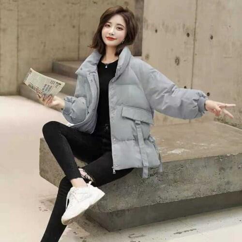 BL-33 2021 Short Winter Jacket Fashion New Women Down Jacket Simple Design Warm Thicken Short Casual Down ParkaDirty resistance