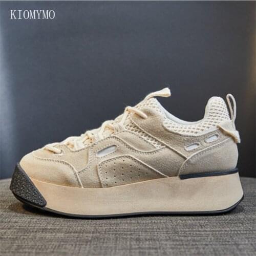 Mesh Korean Version Of Old Shoes Women 2021 New Retro Fashion Thick-Soled Casual All-Match Sports Breathable Womens Shoes Trend