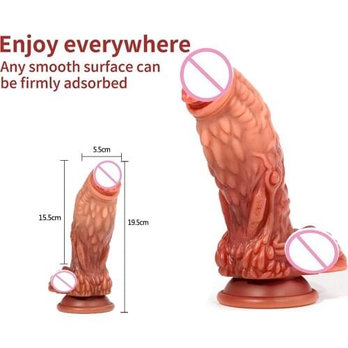 Huge Realistic Dildo Silicone Penis Dong With Suction Cup For Women Masturbation Women Couples Sex Toy
