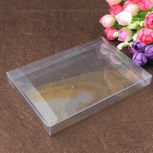 30pcs 2*7*12cm clear plastic pvc box packing boxes for gifts/chocolate/candy/cosmetic/crafts square transparent pvc Box
