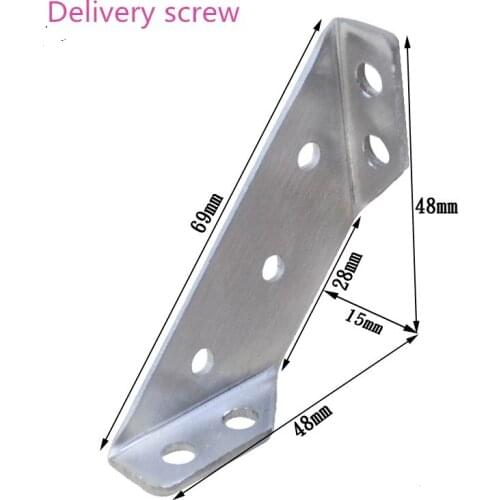 4pcs Multifunctional Stainless Steel Angle Code Right Angle Fixed Bracket Furniture Wood Board Angle Hardware Accessories