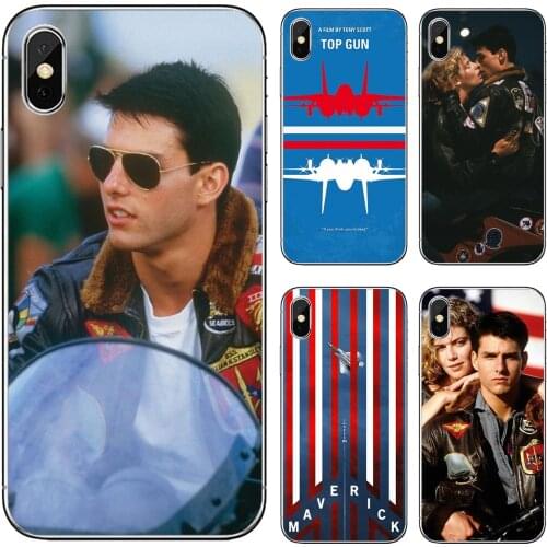 Phone Cases For Xiaomi mi Redmi Note 3 4 4X 5 6 7 8 8t 9 9s 9t 10 pro lite Top-gun-1987-tom-cruise-Movie-Poster