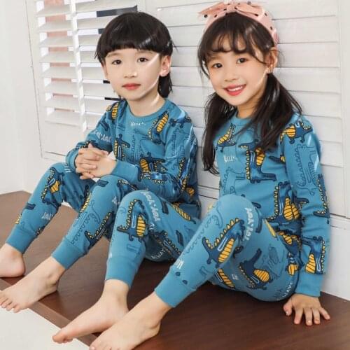 Spring Autumn Kids Pajamas Sets Baby Girl Clothes Boys Pyjamas Girls Pijamas Baby Sleepwear Childrens Long Sleeve T-shirt+Pants
