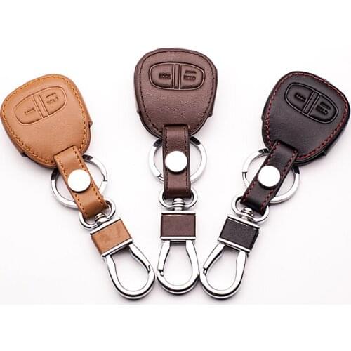 Top layer leather Genuine Leather Keyboard cover for Mitsubishi Exxon ASX Colt LANCER Grandis Pajero sport case starline a91