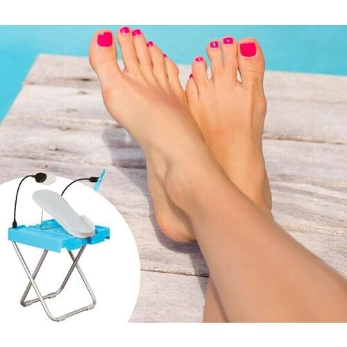 Beauty Footrest for Easy At-Home Pedicures Adjustable Foot Rest Pedicure Set