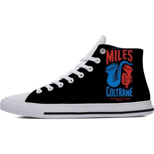Miles Davis Heavy Metal Band Icon Mens Womens Designer Leisure Sneakers Men Casual Canvas Shoes Off White