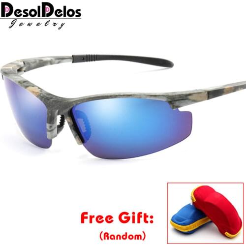 2019 Polarized Sunglasses Men Camo Vintage Male Polaroid Sun Glasses for men De Sol Masculino Eyewear Accessories with box