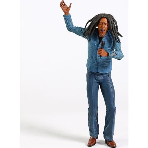 Music Legends Bob Marley Jamaica Reggae Singer PVC Figure Collectible Model Toy