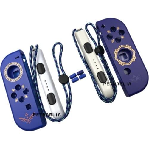 4PACK Replacement shell For Nintendo Switch Special Edition Console Joy-con Housing Case Wrist Strap Purple