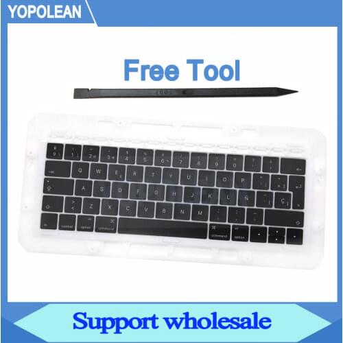 New Spain Keyboard Key Cap Keycaps For Macbook Pro Retina 13" 15" A1706 A1707 2016 2017