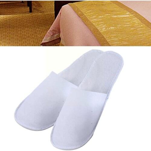 Disposable Slippers Closed Toe Disposable Slippers For Hotel Spa Used And Women For Men Size Fit Guest P1G7