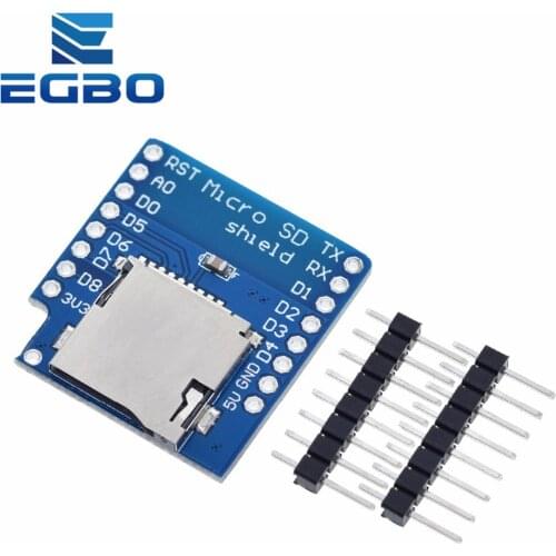 Egbo Micro SD Shield for WeMos D1 mini TF card module