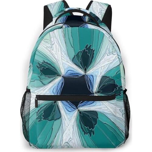 Backpack Casual Travel Bag Abstract Kaleidoscope School Bag Fashion Shoulder Bag For Teenage Girl Bagpack