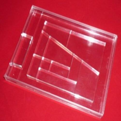 Transparent Acrylic Building Block (with box) Magic Tricks Close Up Illusion Props Gimmick Mentalism Accessories Comedy Magia