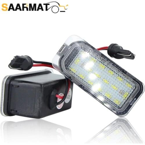 LED CANBUS License Plate Lights For Fiesta JA8, Focus DA3 5D DYB S-MAX C-MAX Grand C-max Mondeo BA7 Kuga AUTO Number lamps