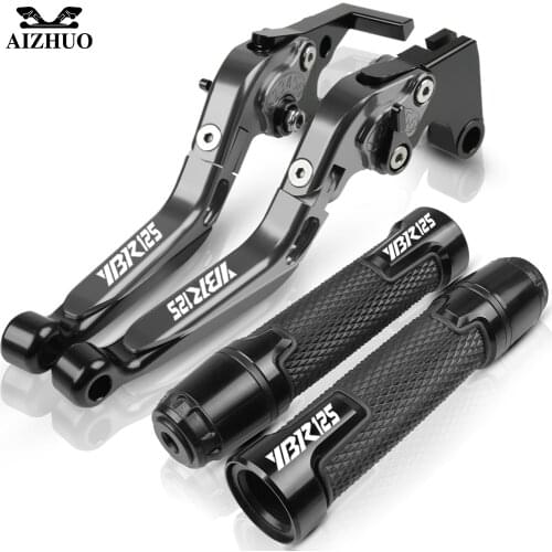 Brake Clutch For YAMAHA YBR125 YBR 125 250 2005-2014 2006 2007 2008 2009 Motorcycle Adjustable Folding Lever Handle Grips End