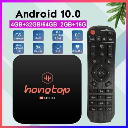 H50 MINI TV BOX Android 10.0 Rockchip RK3318 Quad Core ARM Cortex A53 2G/16G TV Set Top Box Support 4K 3D Media Player LAN 100M