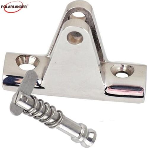 Stainless Steel Concave Base Marine Boat 20 mm /25mm Deck Hinge Diameter Pipe Bimini Top Fitting