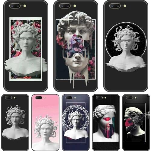 Back Cover For One Plus 3 3T 5 5T 6 6T 7 7 Pro Silicone Soft Medusa Art David Phone Case For OnePlus 7 7 Pro 6 6T 5 5T 3 3T Case