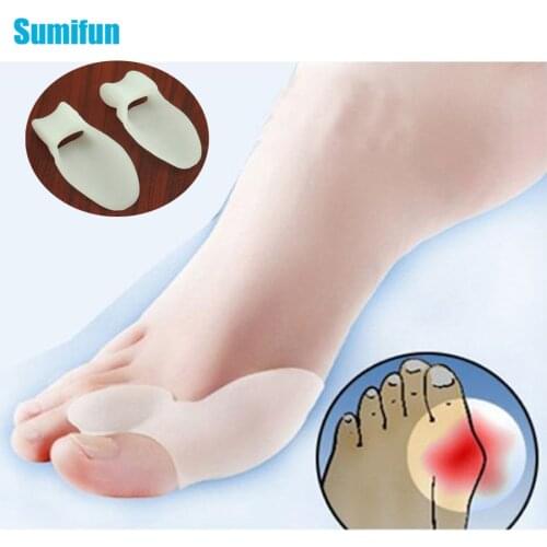 10Pcs Feet Care Silicone Gel Toe Separator Bunion Guard Foot Care Toes Bunion Guard Foot Hallux Valgus Protector C585