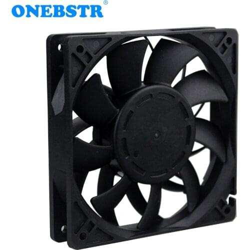 12025 Dual Ball Bearing Brushless Fan DC 12V 24V 120X120X25mm High-Speed Pressurization Large Air Volume For Heat Dissipation