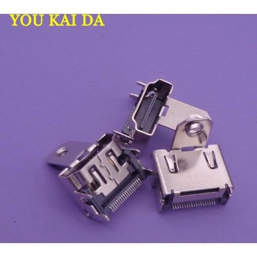 20PCS female plug socket jack HDMI-compatible connector,19P SMT,4 foot DIP,USB jack for HD TV Interface and laptop ETC