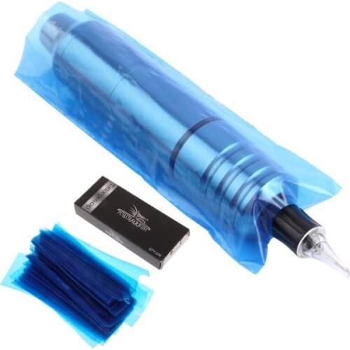 200pcs/bag disposable tattoo machine cartridge covers plastic bags filter pen type machine bag