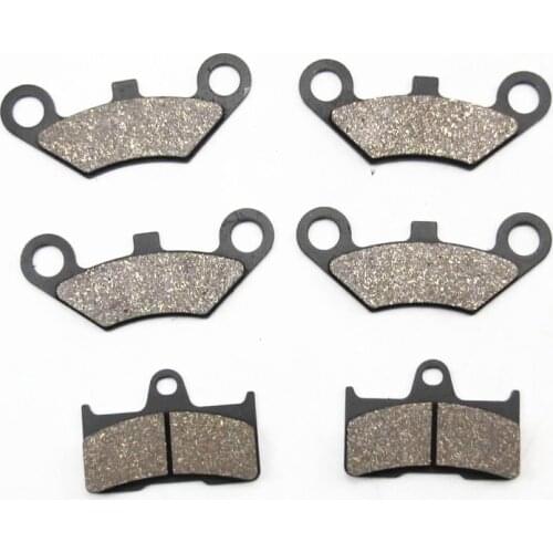 3 Pairs Semi metallic Front Rear Brake Pad For CFmoto CF500 500 500CC CF600 600 600CC X5 X6 X8 U5 ATV UTV parts