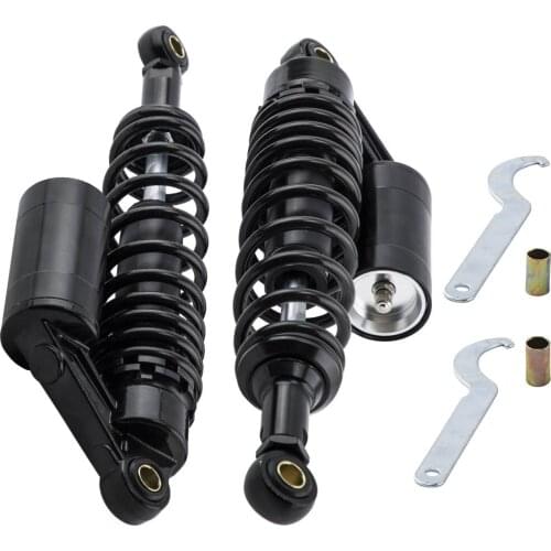13.5'' 340mm Eye Motorcycle Rear Left Right Air Shock Spring Absorber Suspension Damper For Honda 150cc~750cc Moped Quad ATV