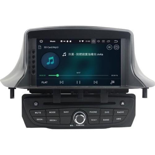 Android 8.0 Octa Core Car Multimedia DVDGPS for Renault Megane III Fluence 2009-2016 4GB RAM Radio Bluetooth WiFi Mirror-link