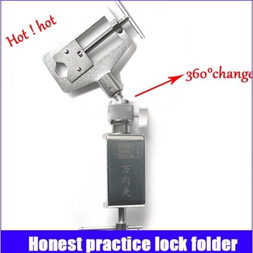 Honest universal practice folder clip tool Refined steel 360 degree rotation professional locksmith supplies