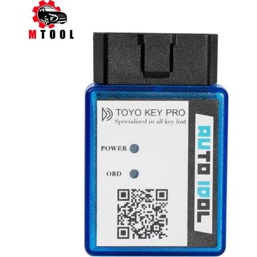 For Toyo Key Pro OBD II Support for Toyota 40/80/128 BIT (4D, 4D-G, 4D-H) All Key Lost for Toyota Auto Key Programmer