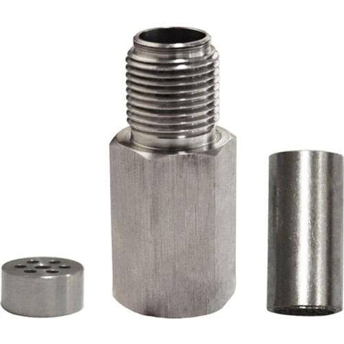 Oxygen O2 Sensor M18X1.5 Extender Spacer Adapter Bung Catalytic Converter CEL Eliminator Check Engine Light Accessories