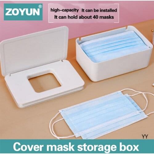 Tissue Box Keep Mask Box Wipes Napkin Storage Boxes Kitchen Bathroom supplier Paper Cases Mask Box Save Organizer