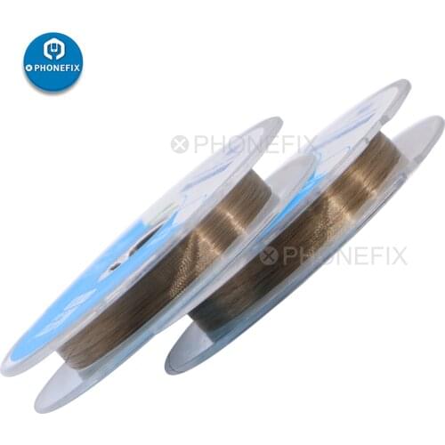 1pcs 0.05 0.06 0.08 0.1mm 100m Molybdenum Wire LCD Cutting Line for Iphone Samsung Glass Screen Split Separator Mobile Repair