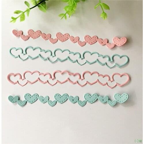 Love Banner Design Metal Cutting Dies Stencil For DIY Scrapbooking Embossing Photo Album Paper Cards Decorative Crafts Template