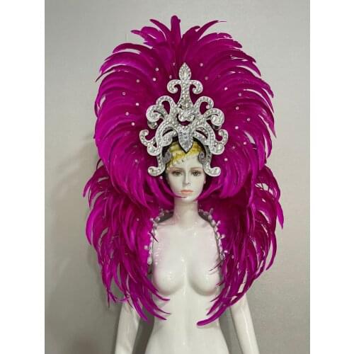 Brazil Rio Spanish Cuba Santiago Havana Venice Dionysia carnival Float Mask dress masque ball costume samba plumage plume Headd