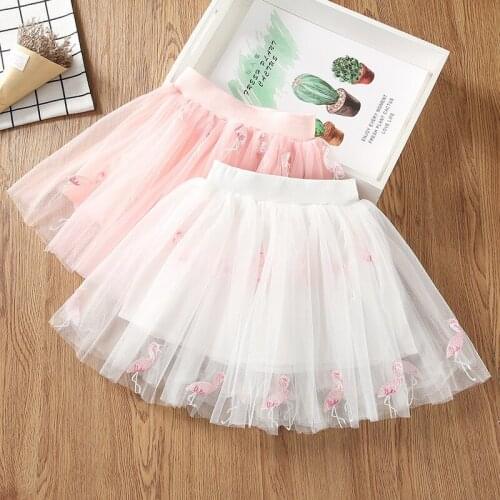 New childrens princess skirt Korean style skirt summer baby embroidered summer skirt