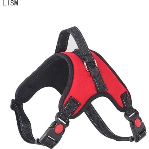 Pet Dog Harness Vest Reflective Tape Breathable Mesh Adjustable Pet Dogs Leash Harness For Small Medium Large Dogs Collar kit