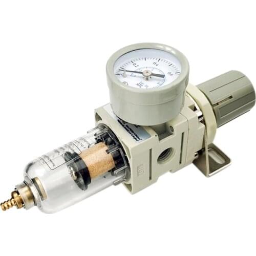Free shipping AW2000-02 Pneumatic Air Source Treatment Filter Pressure Regulator Gauge Compressor filter