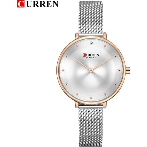 Luxury Brand Lady Crystal Watch Women Casual Dress Bracelet Watches CURREN Reloj Mujer 2018 Quartz Wrist Watch Relogio Feminine