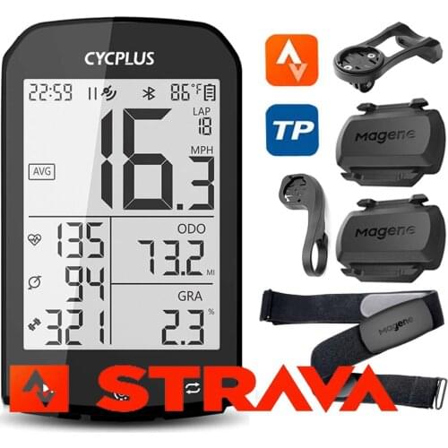CYCPLUS M1 Bike Speedometer GPS Cycling Computer Strava ANT+ Magene Sensor Wireless MTB Road Cycle Odometer Bicycle Accessories