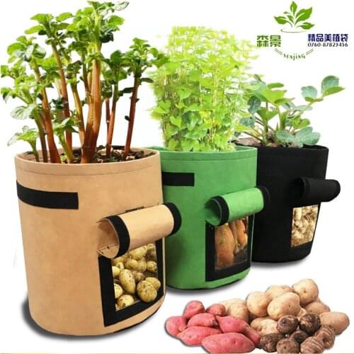 High quality plant growth bag household garden potato greenhouse vegetable planting bag moisturizing canned vertical garden bag