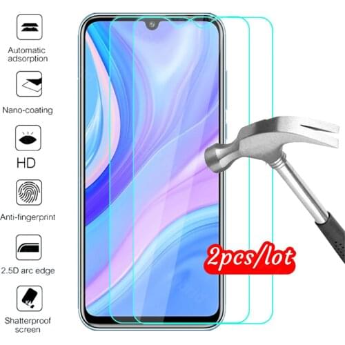Protective glass for huawei y8p screen protector tempered glas on huwei y8p y 8p y8 p 2020 huaweiy8p film huawey hawei huawe