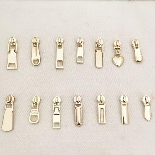 1 pcs Gold Universal Instant Fix Zipper Repair Kit Replacement Zipper For DIY Accessories High Quality Gold Color Repair Kit