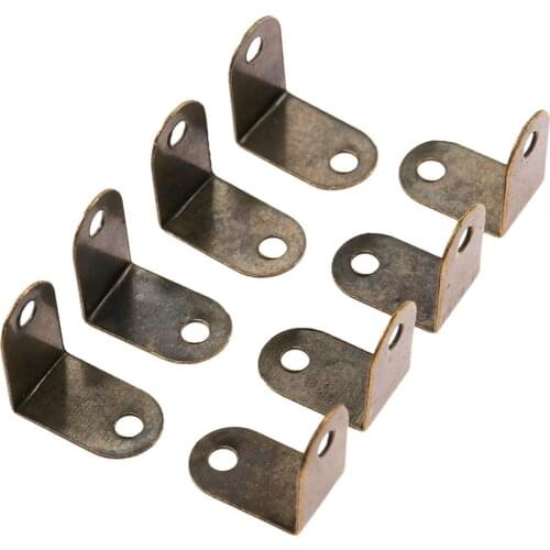 20pcs Mini Corners w/screws Antique Bronze Decor Protectors 15*9mm Book Scrapbook Albums Menu Diary Wood Box Cover Folder Case