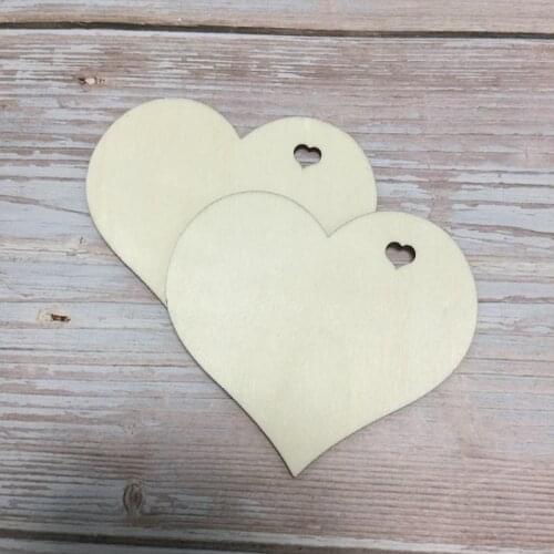 30 carved wood heart unfinished wooden heart cut outs wedding favors