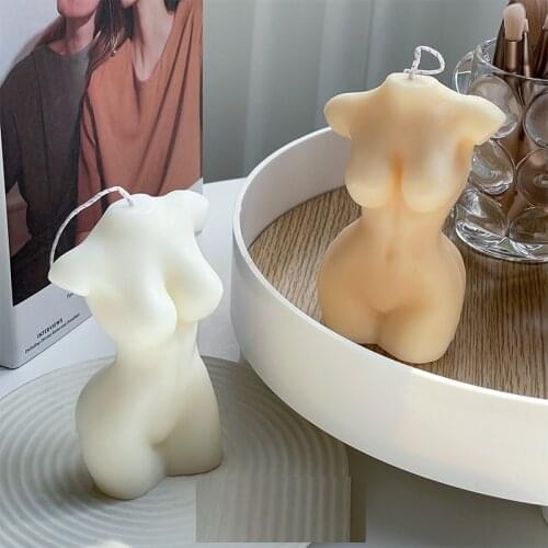 3D Body Candle Mold Silicone Wax Mould Male and Female Design Art Fragrance Candle Making Soap Decorating