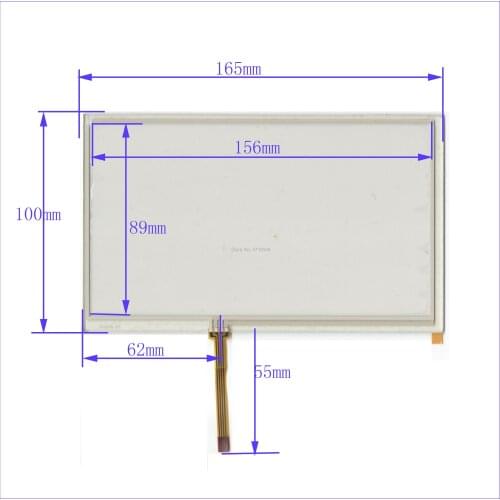 Wholesale 10PCS/LOT 165*100mm 4lines resistance screen this is compatible 165mm*100mm